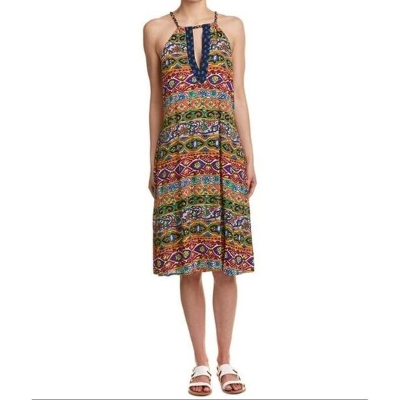 Nanette Lapore Carnaval Swim Cover Up Sun Dress Size M Summer/Vacation/Beachwear - Picture 1 of 5